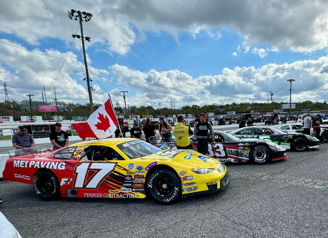 Yellow and Red race car