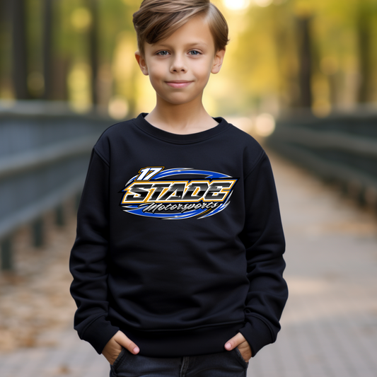 Preorder: Kids/Toddler/Baby 2025 Front Logo Crewneck BLUE